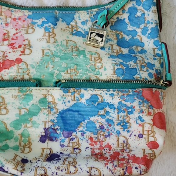 Dooney & Bourke Handbags - Dooney & Bourke, paint splatter purse, Used 1 week